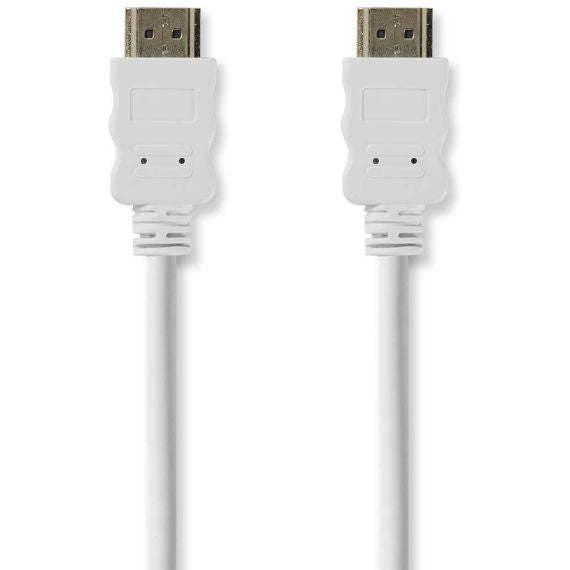 Cavo HDMI ™ maschio ad alta velocità con Ethernet 4K@30Hz 10m bianco Cavo HDMI ™ maschio ad alta velocità con Ethernet 4K@30Hz 10m bianco